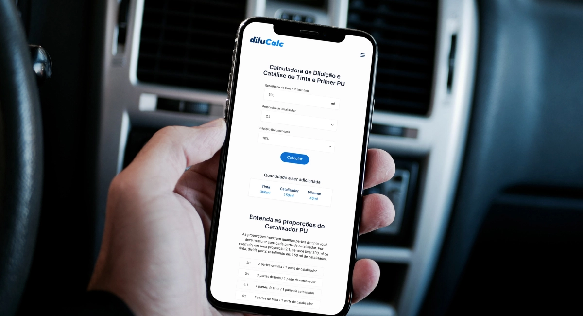 Imagem ilustrativa do site Dilucalc
